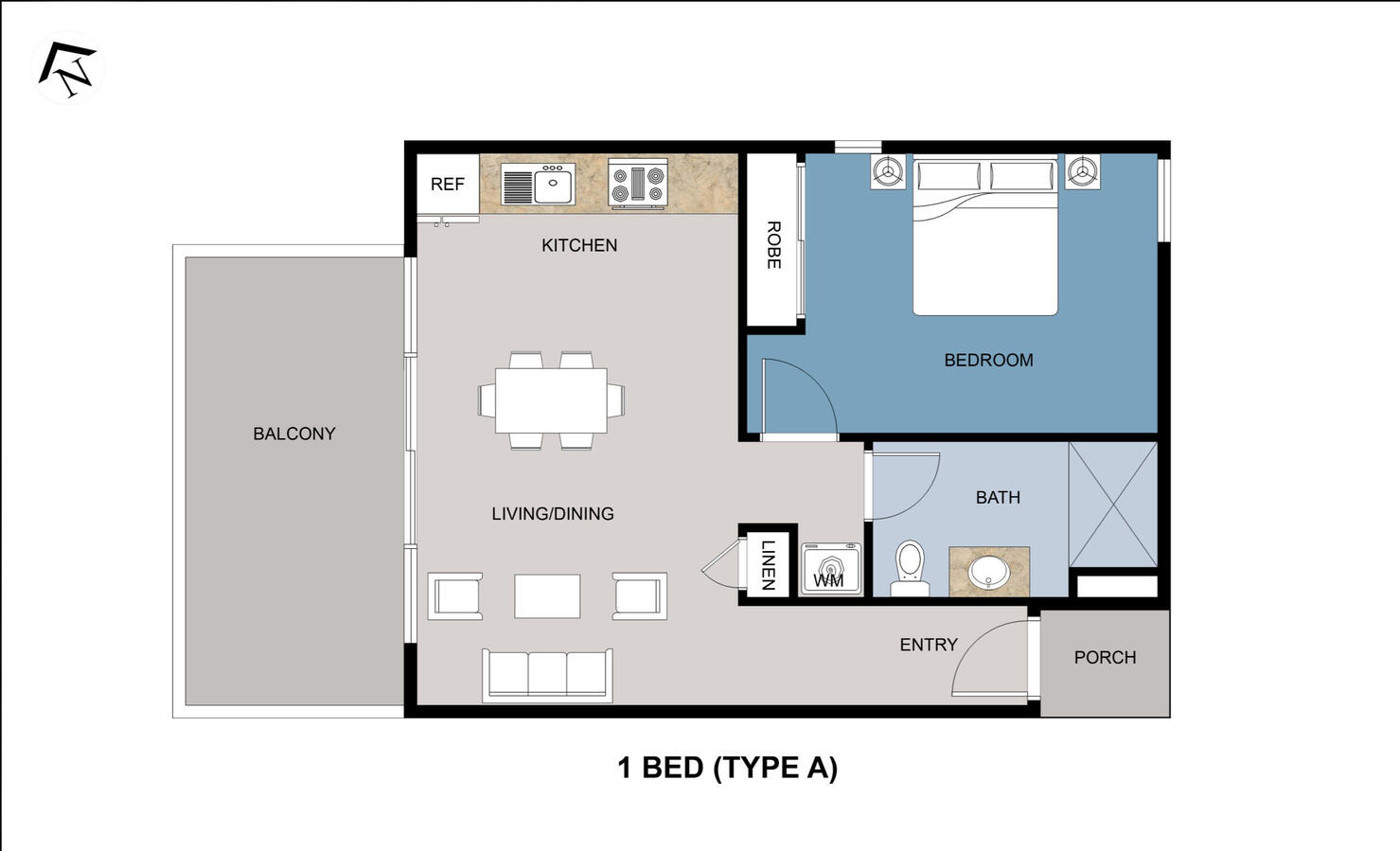 1 BED (TYPE A)
